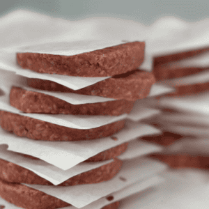 Hamburger Patties, 5oz. ; 3lb box